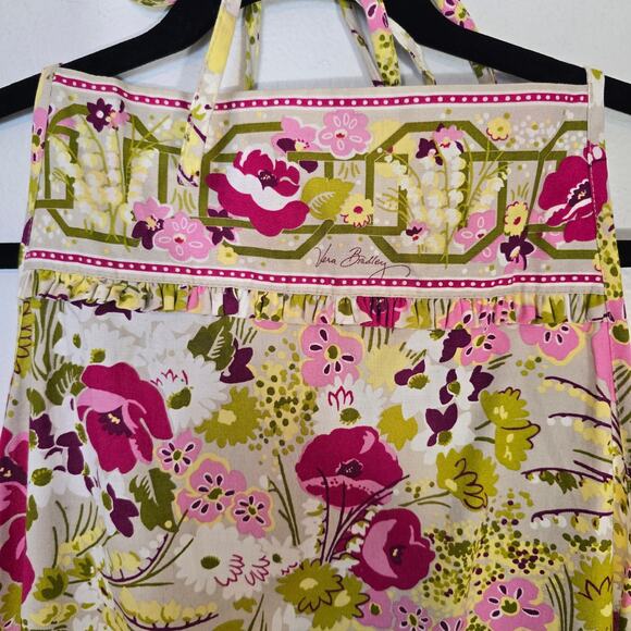Vera Bradley Apron Women's O/S Pink Green Make Me Blush Floral Cottagecore - Picture 7 of 15